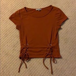 Charlotte Russe ribbed T-shirt